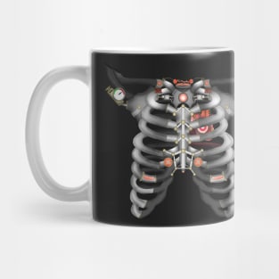 Machine Skeleton (Red Variant) Mug